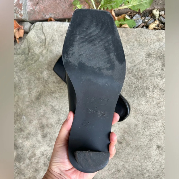 Oak & Fort Square toe Mules,  size 7, - Picture 7 of 9